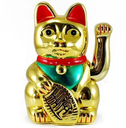 Figura del gatto Maneki Neko
